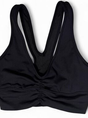 Alo Yoga Wild Thing Sports Bra Black XS Athleisure Pilates Activewear Athletic